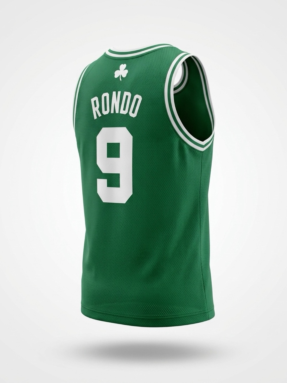 Adidas Green & White Boston Celtics Rajon Rondo #9 Kids Basketball Jersey